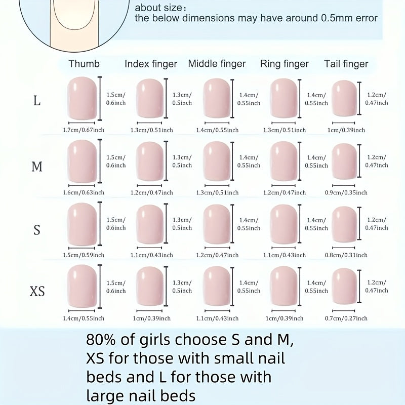 10pcs Handmade Short Nails | Nude Pink Cat Eye, Silvery Mirror Powder French Tips, Classic Style, Removable