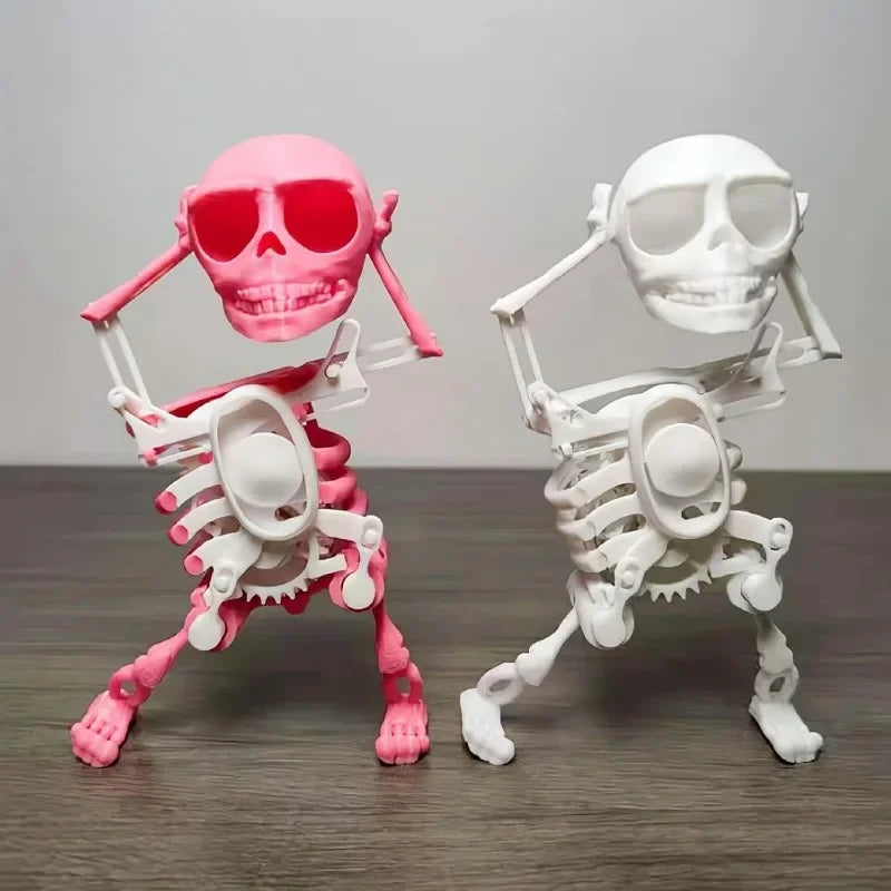 3D Skeleton Spooky Dancing  Cartoon Reduce Pressure-  Funny Gift