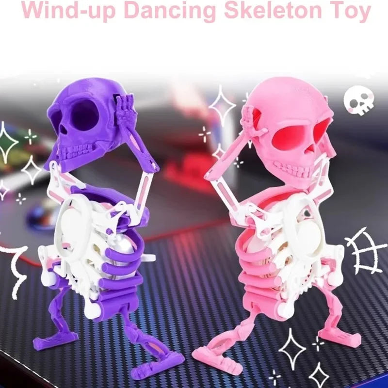 3D Skeleton Spooky Dancing  Cartoon Reduce Pressure-  Funny Gift