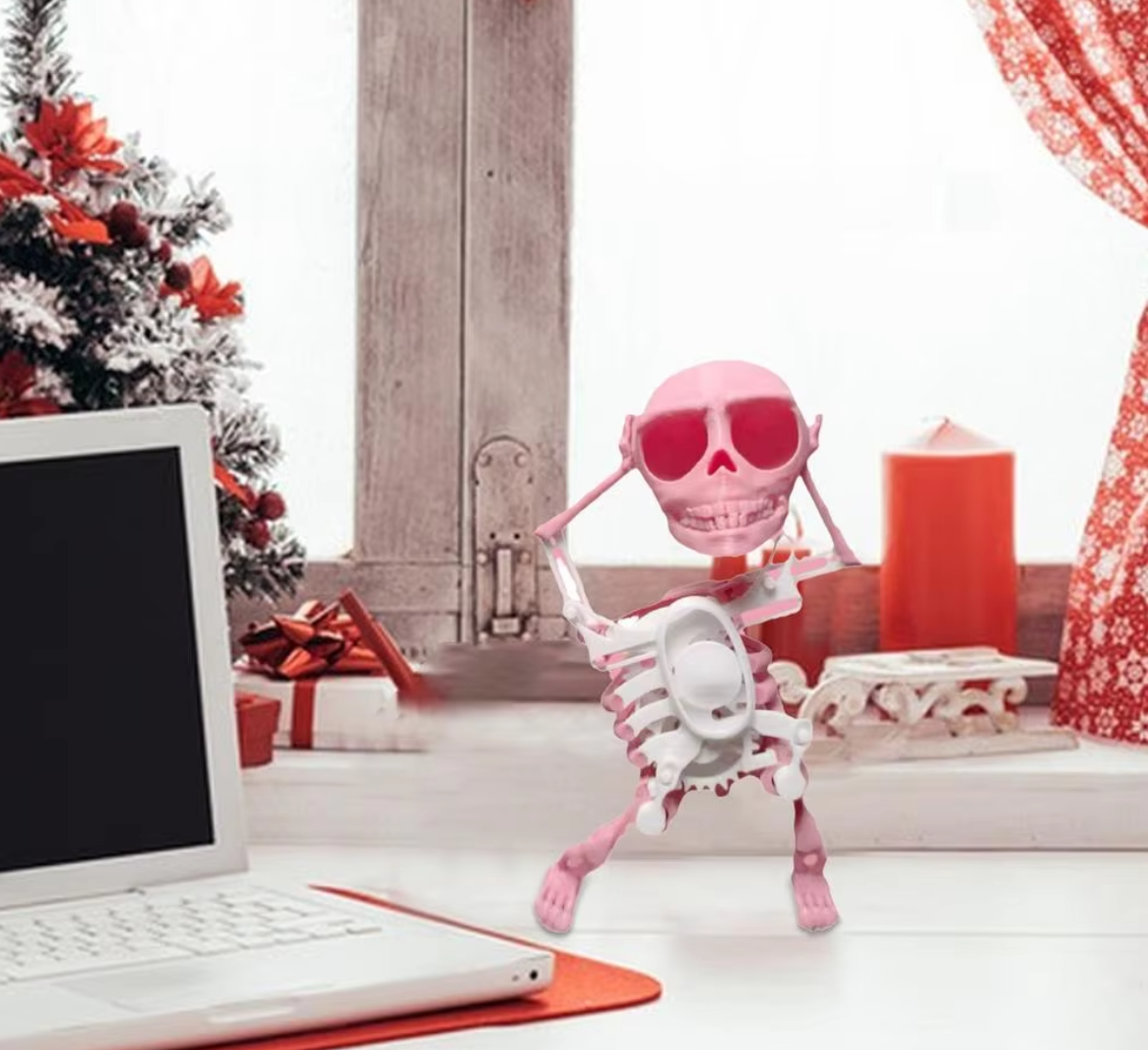 3D Skeleton Spooky Dancing  Cartoon Reduce Pressure-  Funny Gift